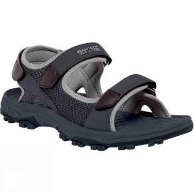 Sandalias Regatta Terrarock Hombre Gris Oscuro - Chile DTA836059